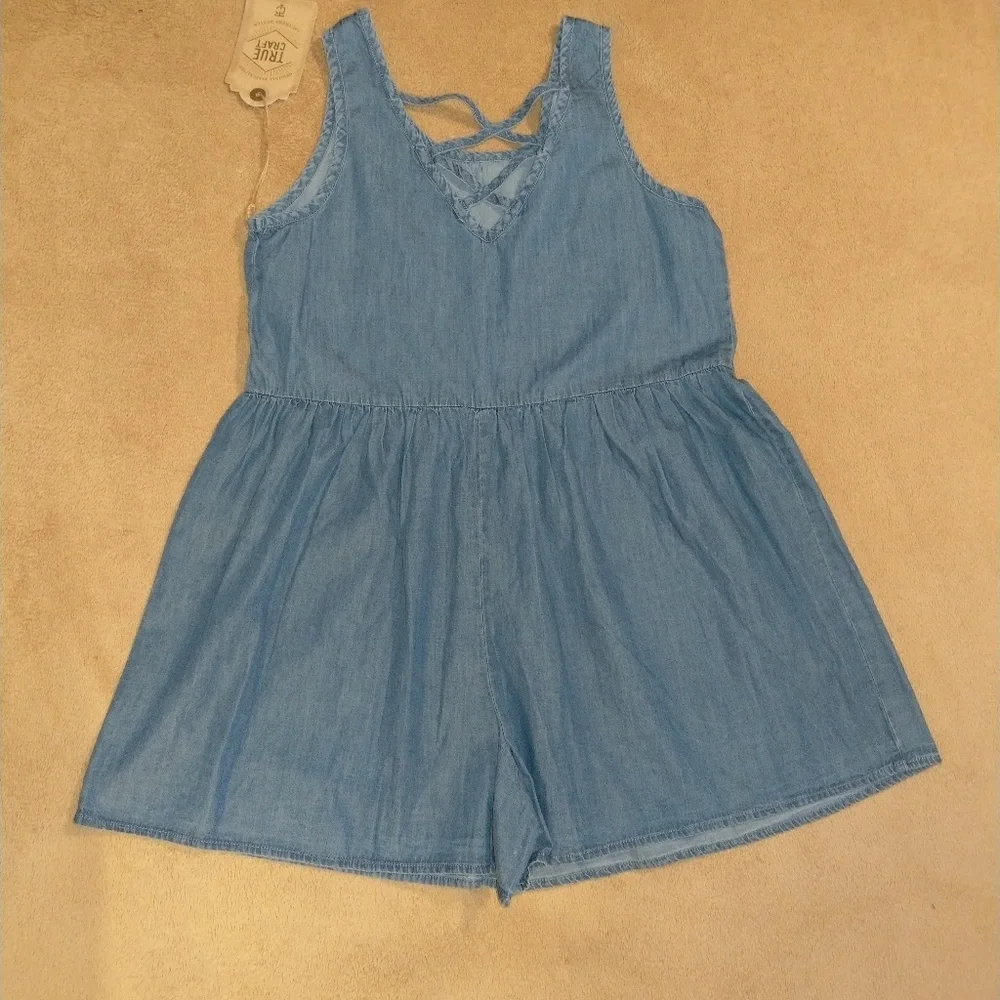 True Craft Romper Shorts, Large (12/14),‎ NWT
